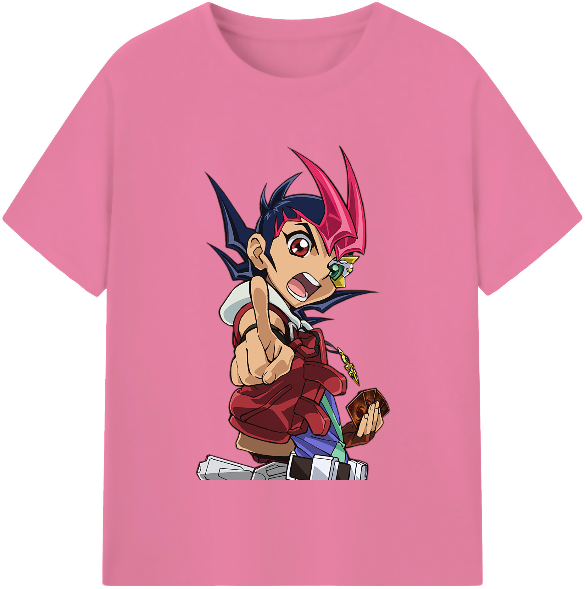 （画像用） 遊☆戯☆王 Yu-Gi-Oh! 綿100％半袖Tシャツ（フロントプリント）